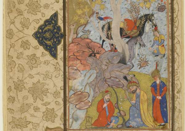Iskandar visits a hermit Detached album folio